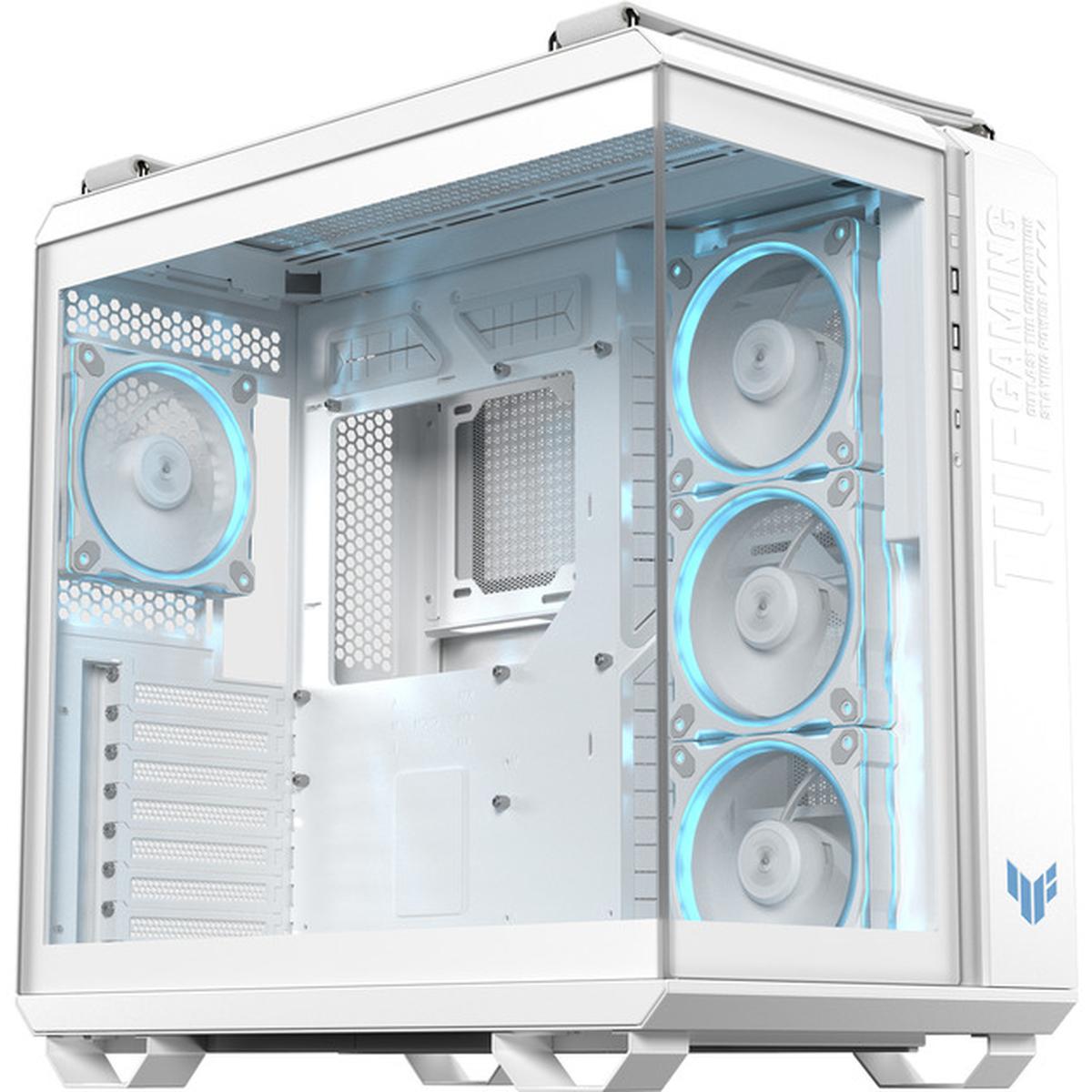 Asus TUF Gaming GT502 Horizon TG ARGB Zweikammer-PC-Gehäuse weiß