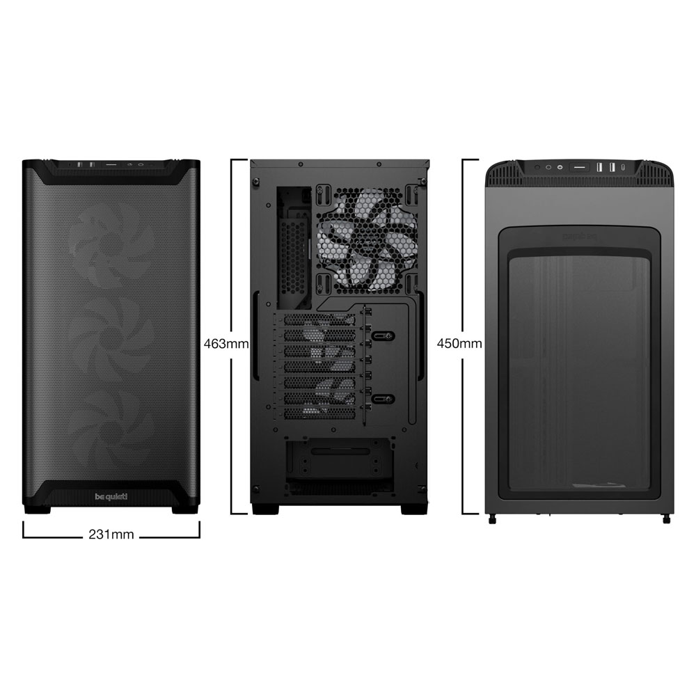 be quiet! Pure Base 501 LX PC-Gehäuse schwarz