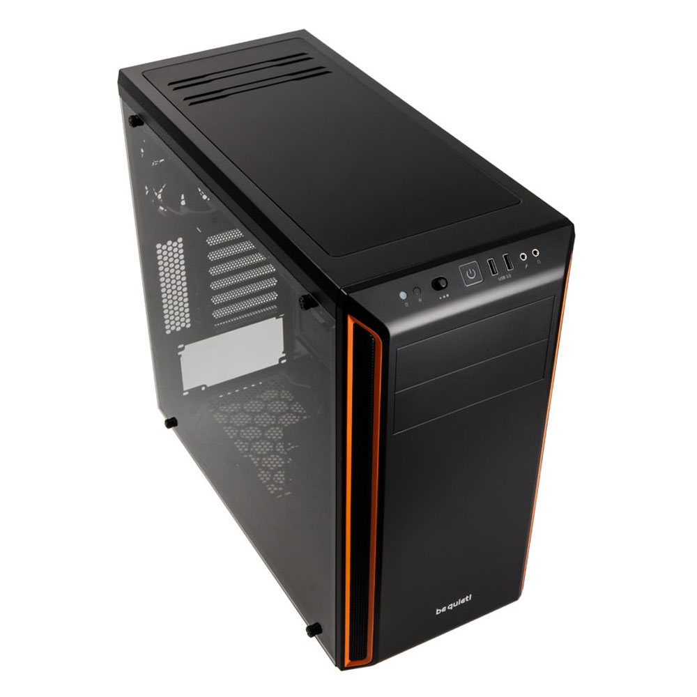be quiet! Pure Base 600 Window PC-Gehäuse orange