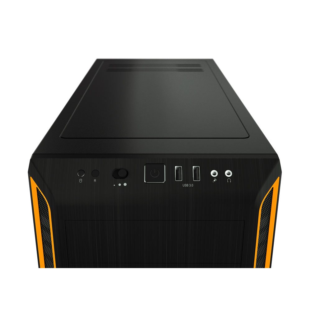 be quiet! Pure Base 600 Window PC-Gehäuse orange