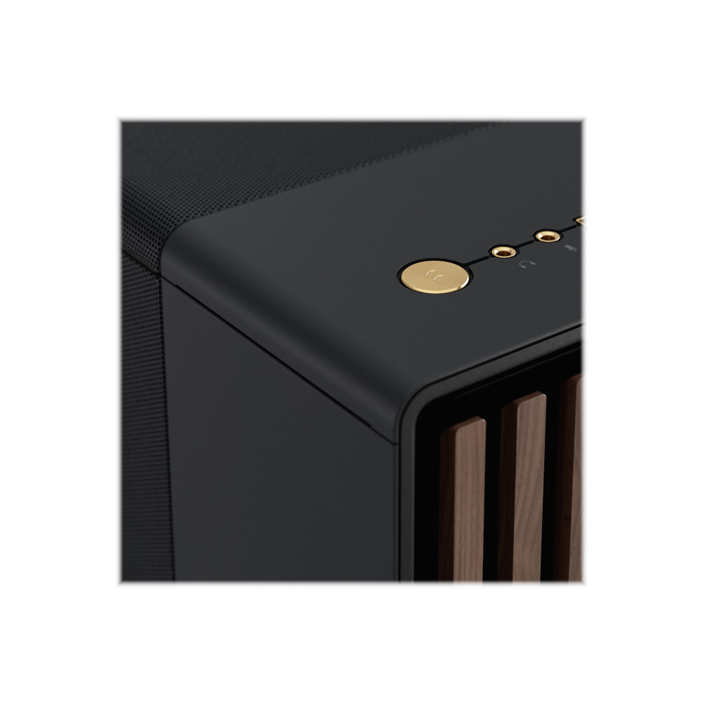 Fractal Design North Charcoal Black Wood Walnut Front ATX Mid Tower PC-Gehäuse