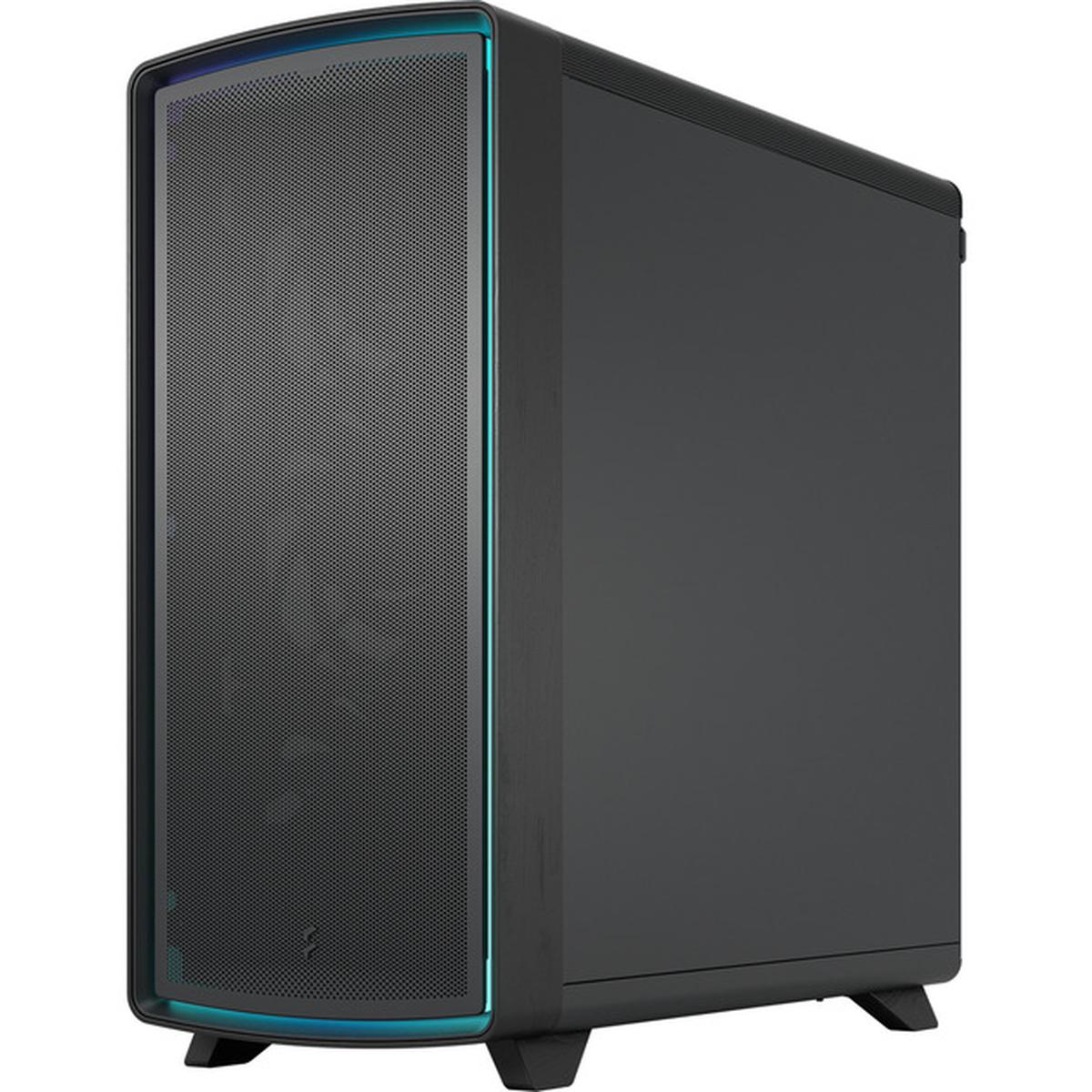 Fractal Design Summit Ambience Blackout TG Light Tint PC-Gehäuse schwarz/holz