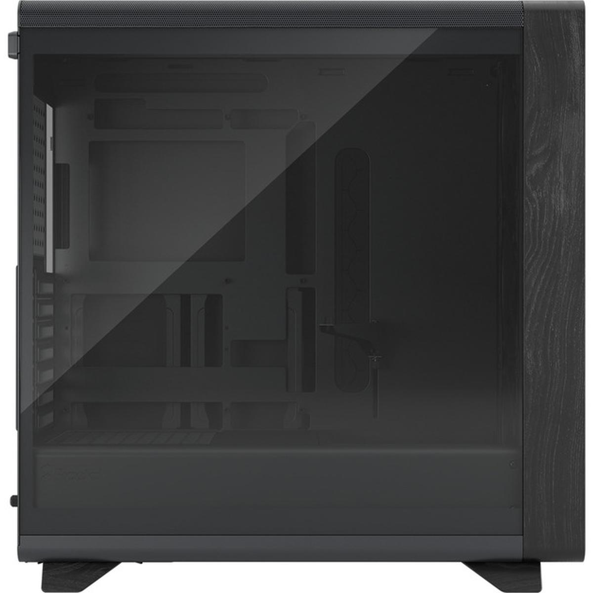 Fractal Design Summit Ambience Blackout TG Light Tint PC-Gehäuse schwarz/holz
