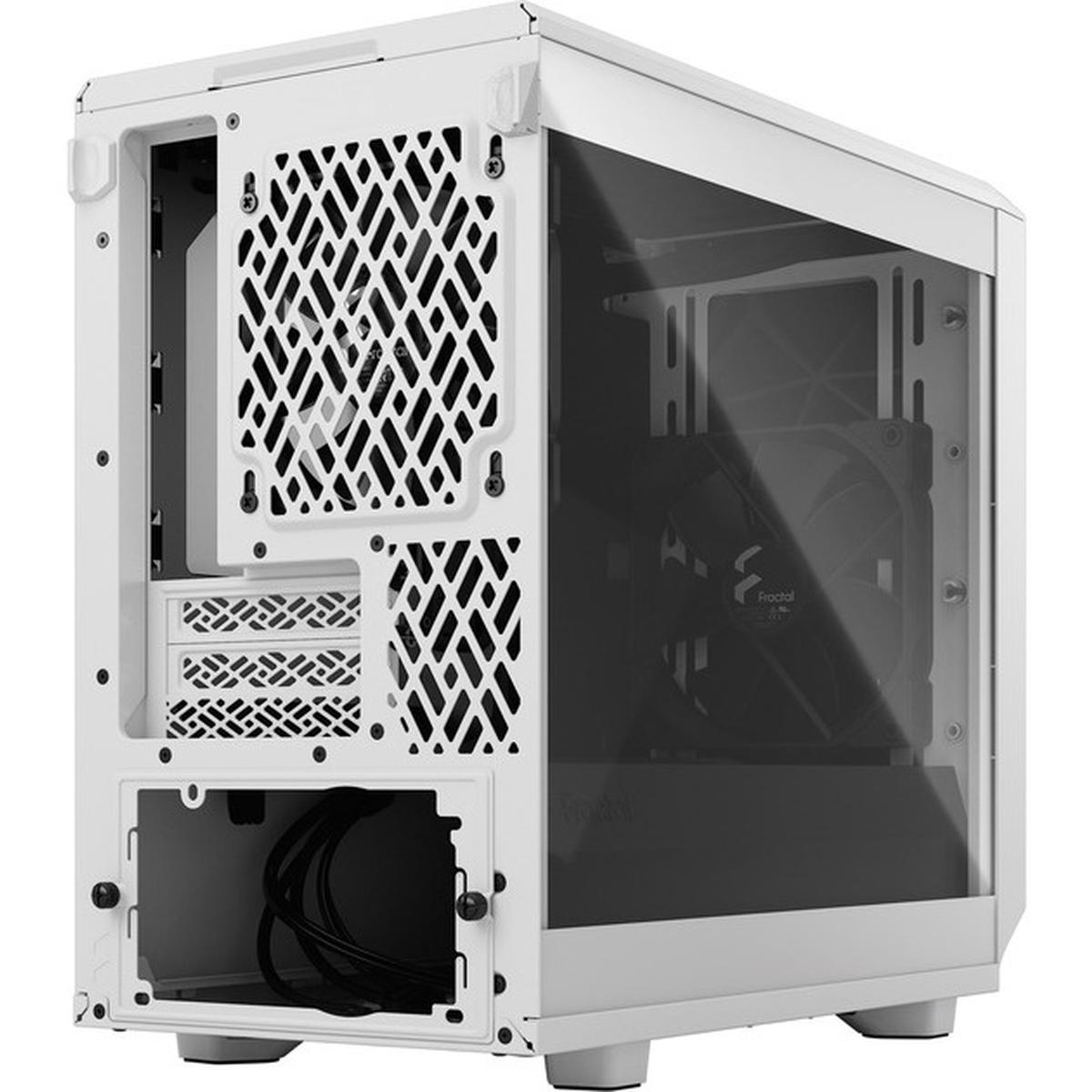 Fractal Design Meshify 2 Nano TG Clear Tint Mini-ITX PC-Gehäuse weiß