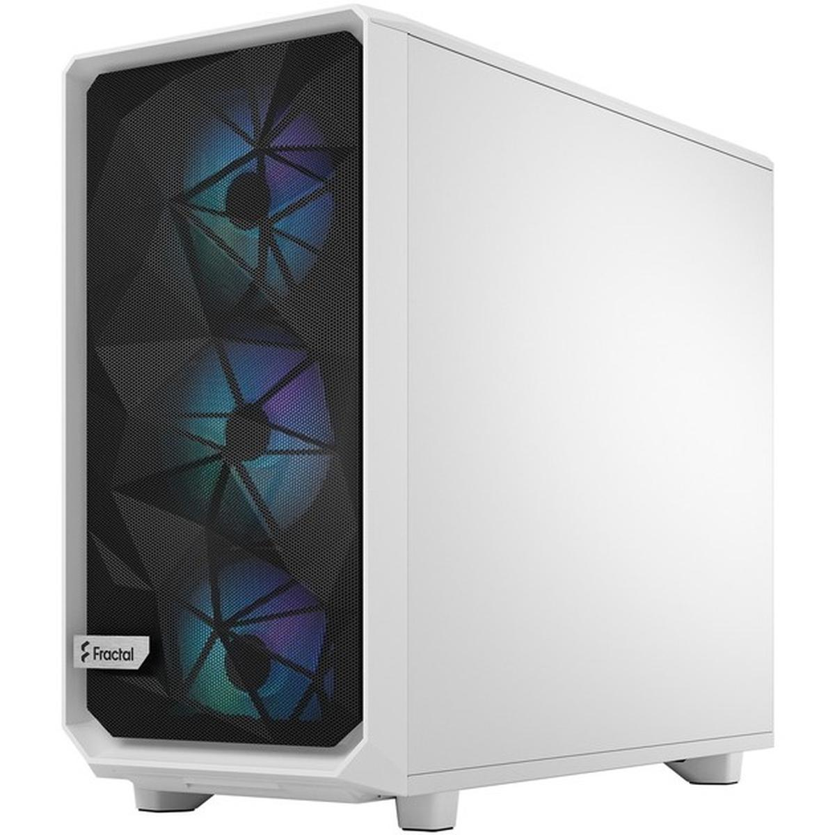 Fractal Design Meshify 2 RGB TG Clear Tint E-ATX PC-Gehäuse weiß
