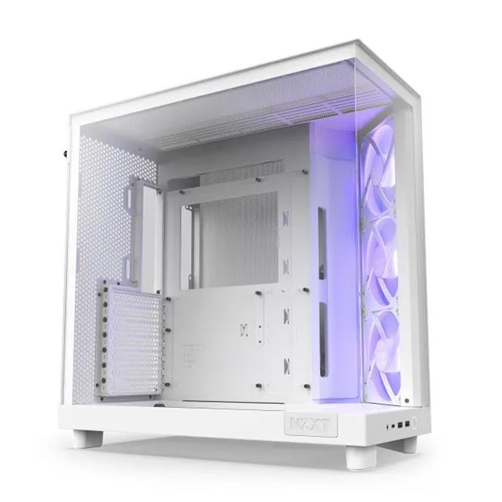 NZXT H6 Flow PC-Gehäuse weiß