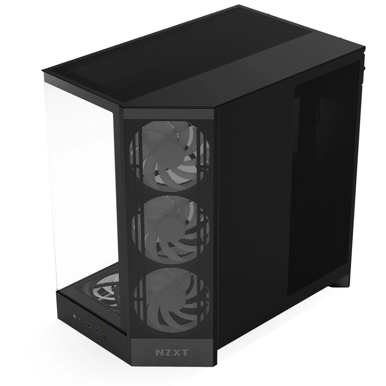 NZXT H9 Flow RGB+ (2025) PC-Gehäuse schwarz