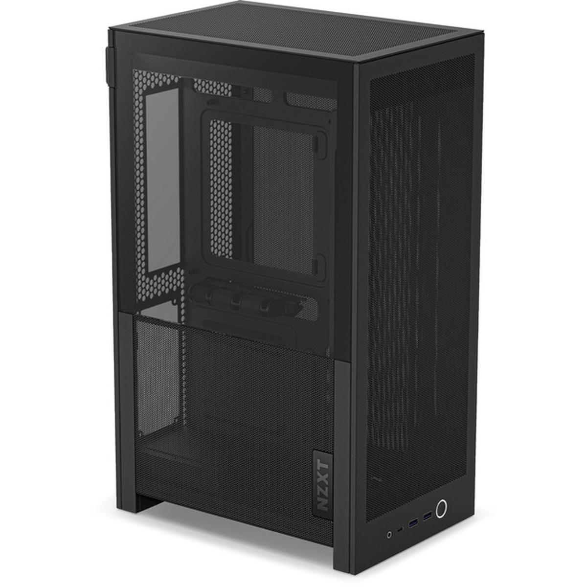 NZXT H2 Flow Mini-ITX PC-Gehäuse schwarz