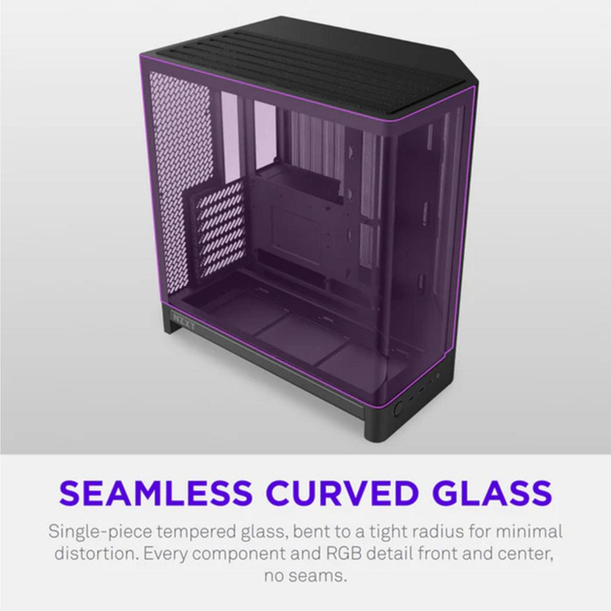 NZXT H6 RGB+ 2026 Airflow ATX Midi-Tower Gaming-Gehäuse schwarz