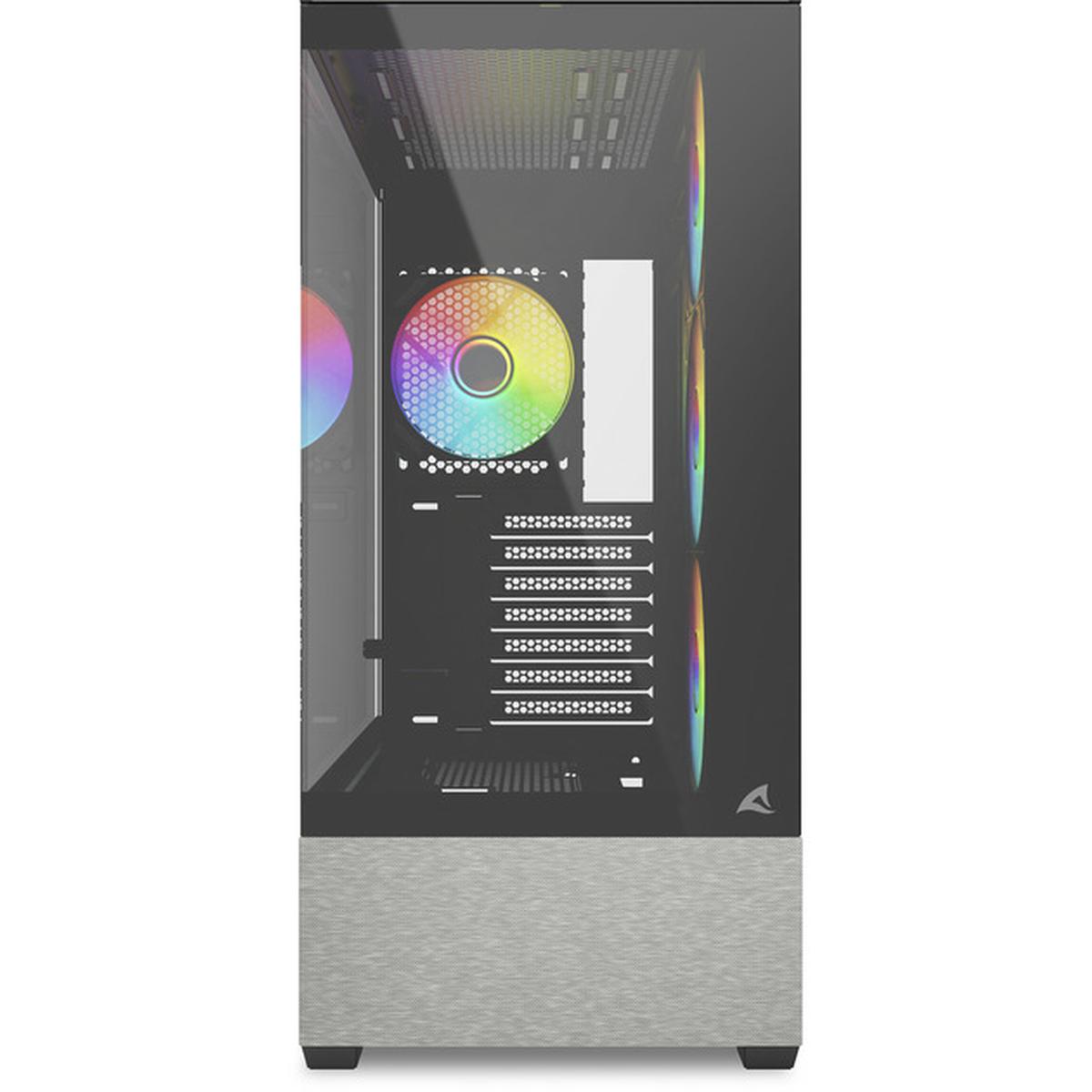 Sharkoon AK7 ATX PC-Gehäuse ARGB schwarz