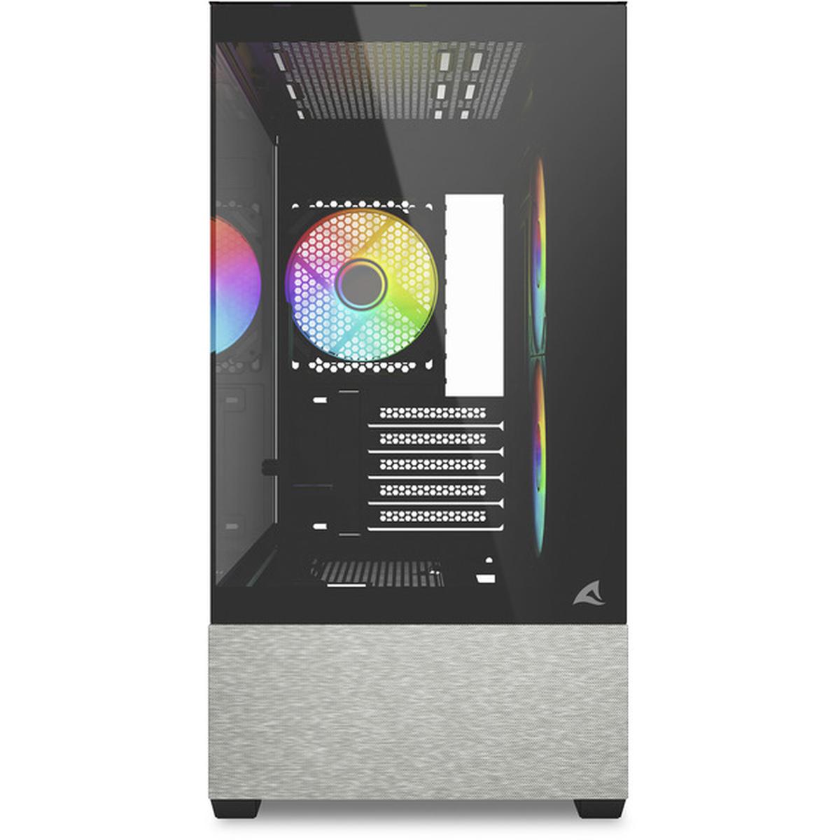 Sharkoon MK7 mATX PC-Gehäuse ARGB schwarz