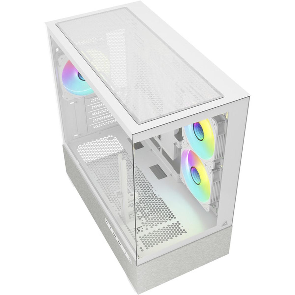 Sharkoon MK7 mATX PC-Gehäuse ARGB weiß