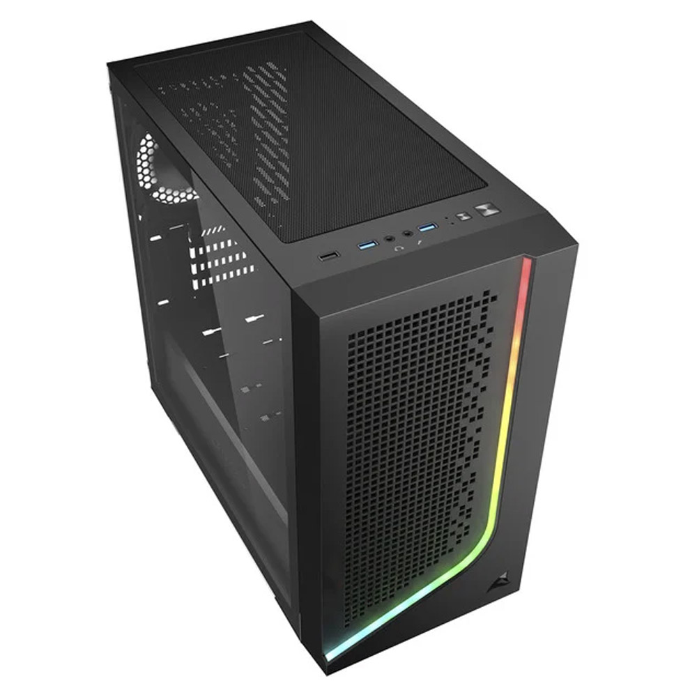 Sharkoon J1000 ARGB mATX PC-Gehäuse schwarz