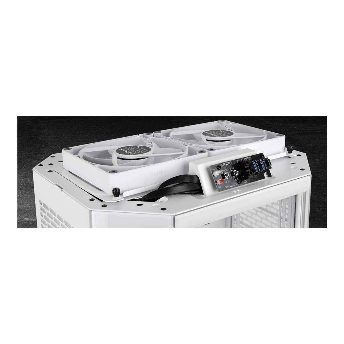 Thermaltake The Tower 300 ARGB Micro-Gehäuse weiß