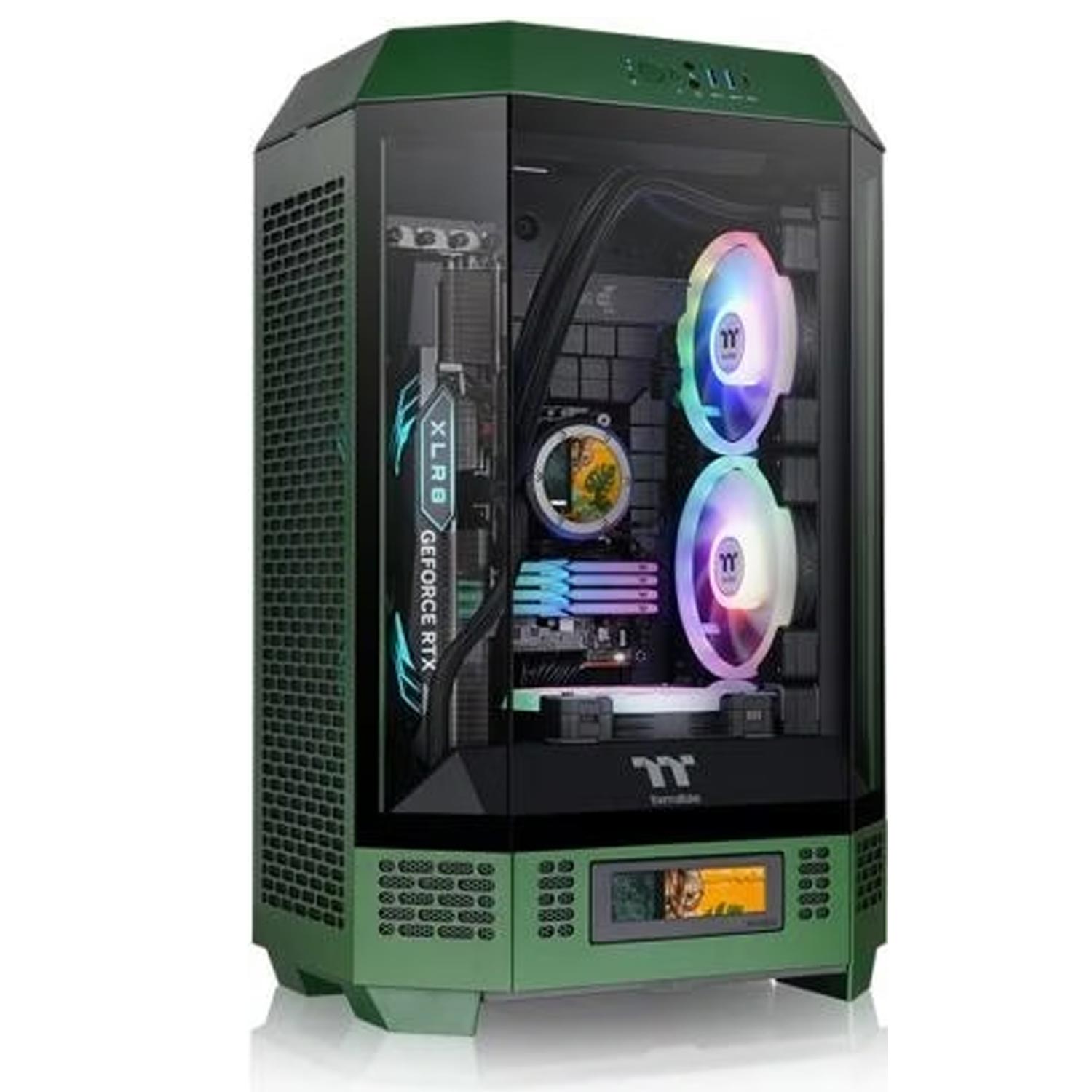 Thermaltake The Tower 300 Micro-Tower-Gehäuse racing green