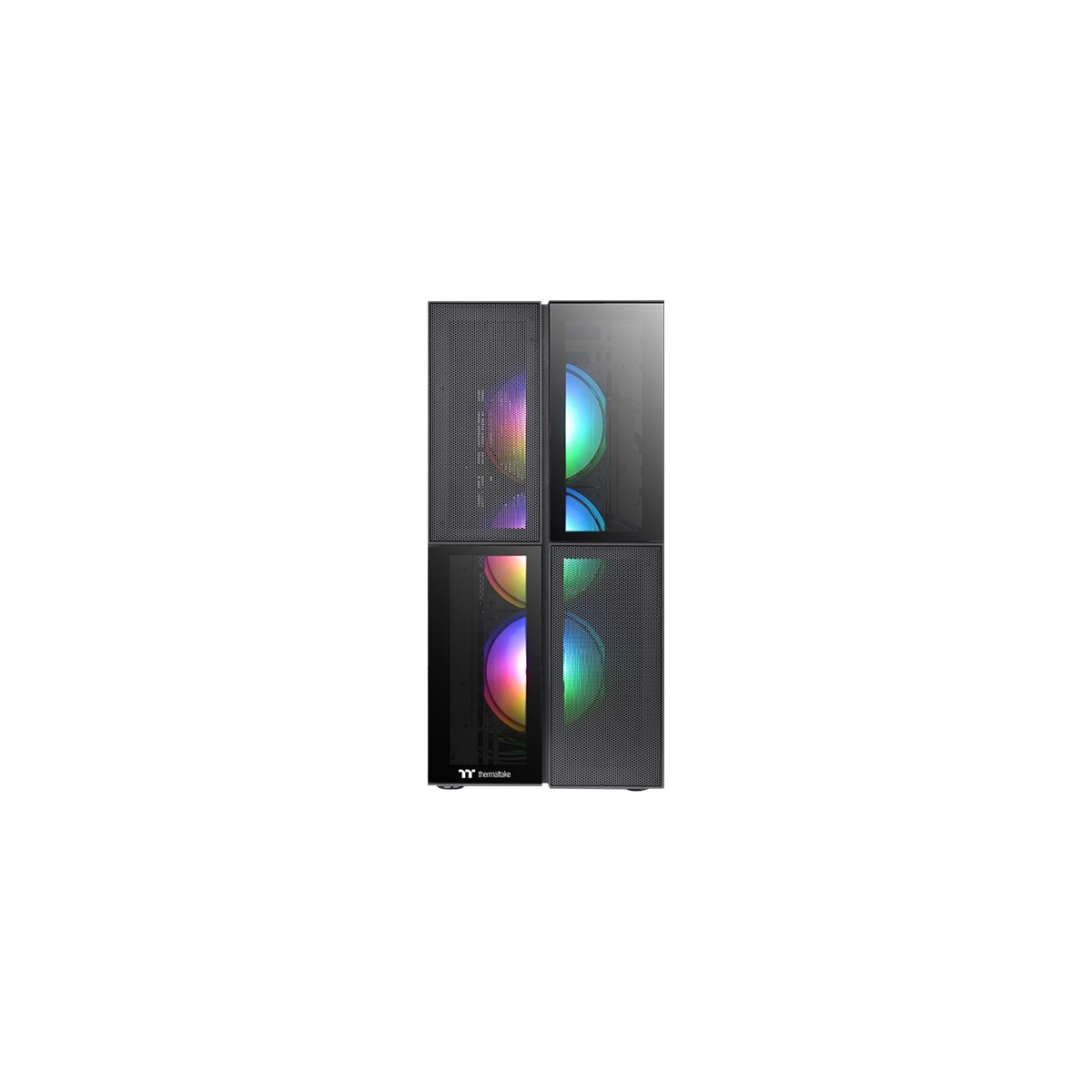 Thermaltake Versa T26 ARGB Mid-Tower-ATX-PC-Gehäuse schwarz