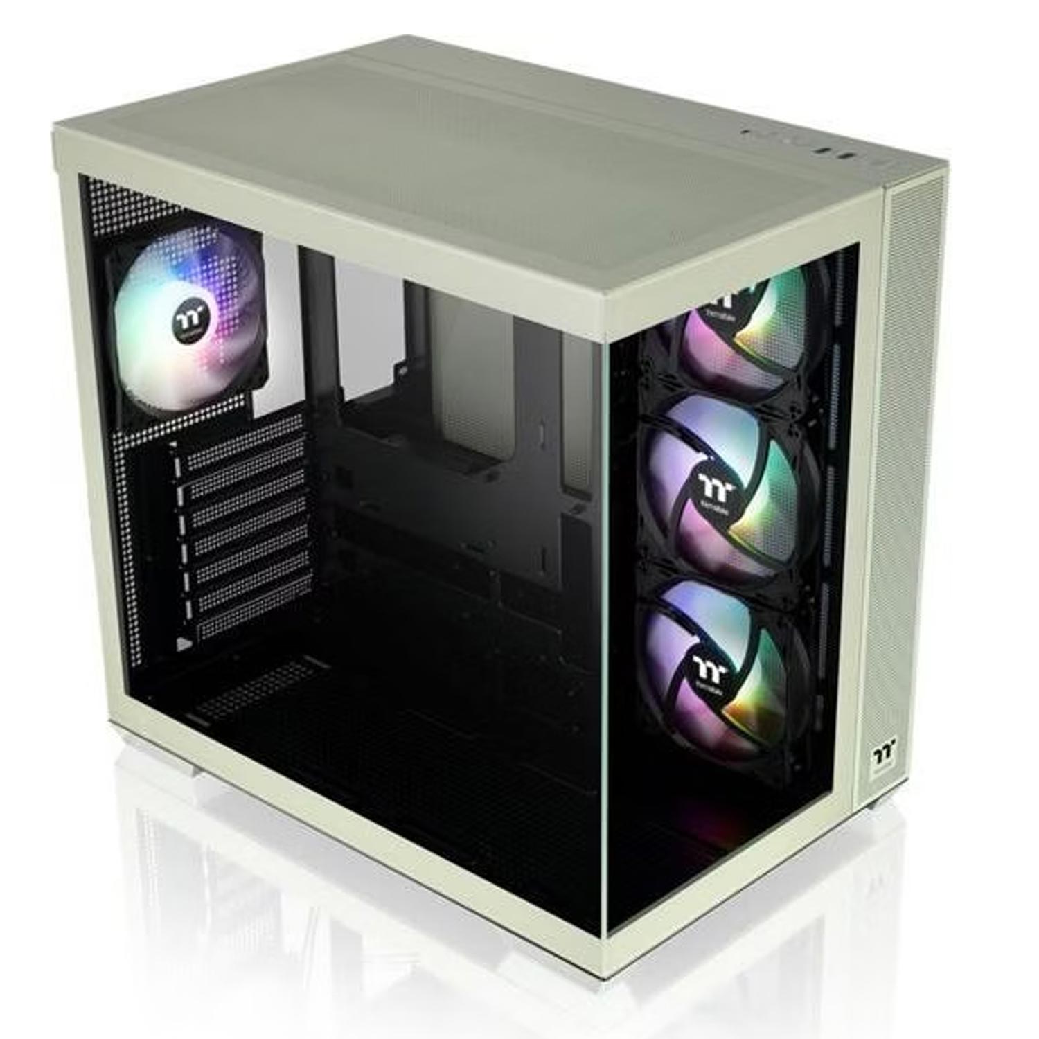 Thermaltake View 380 TG ARGB Mid-Tower-Gehäuse matcha green