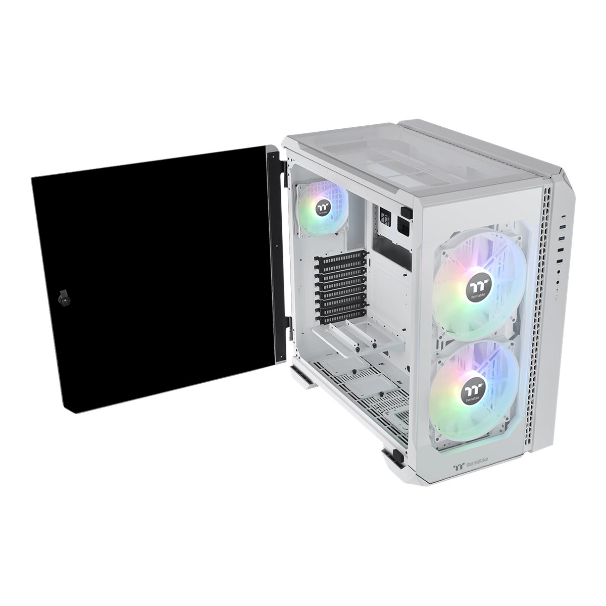 Thermaltake View 51 TG ARGB Edition Snow E-ATX-PC-Gehäuse weiß