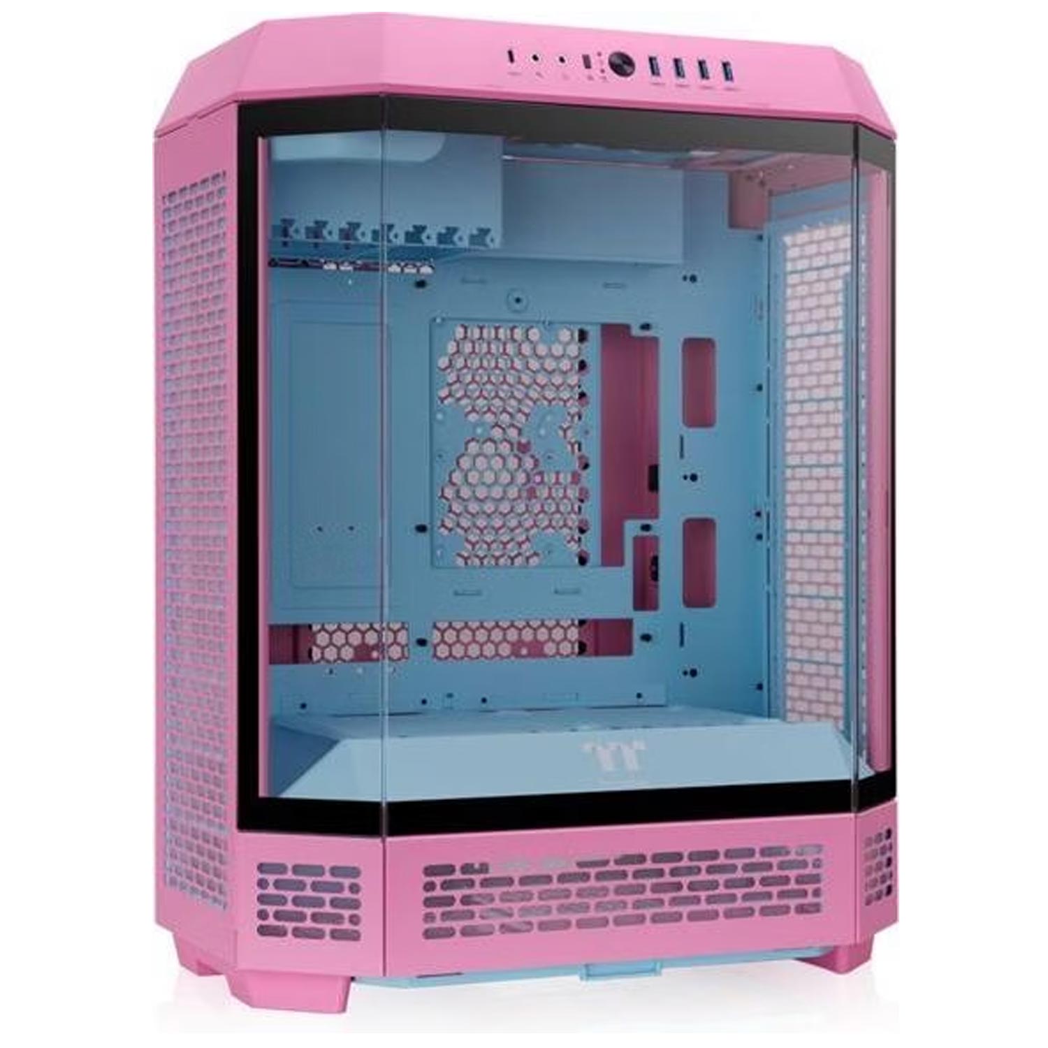Thermaltake The Tower 600 Mid Tower PC-Gehäuse bubble pink