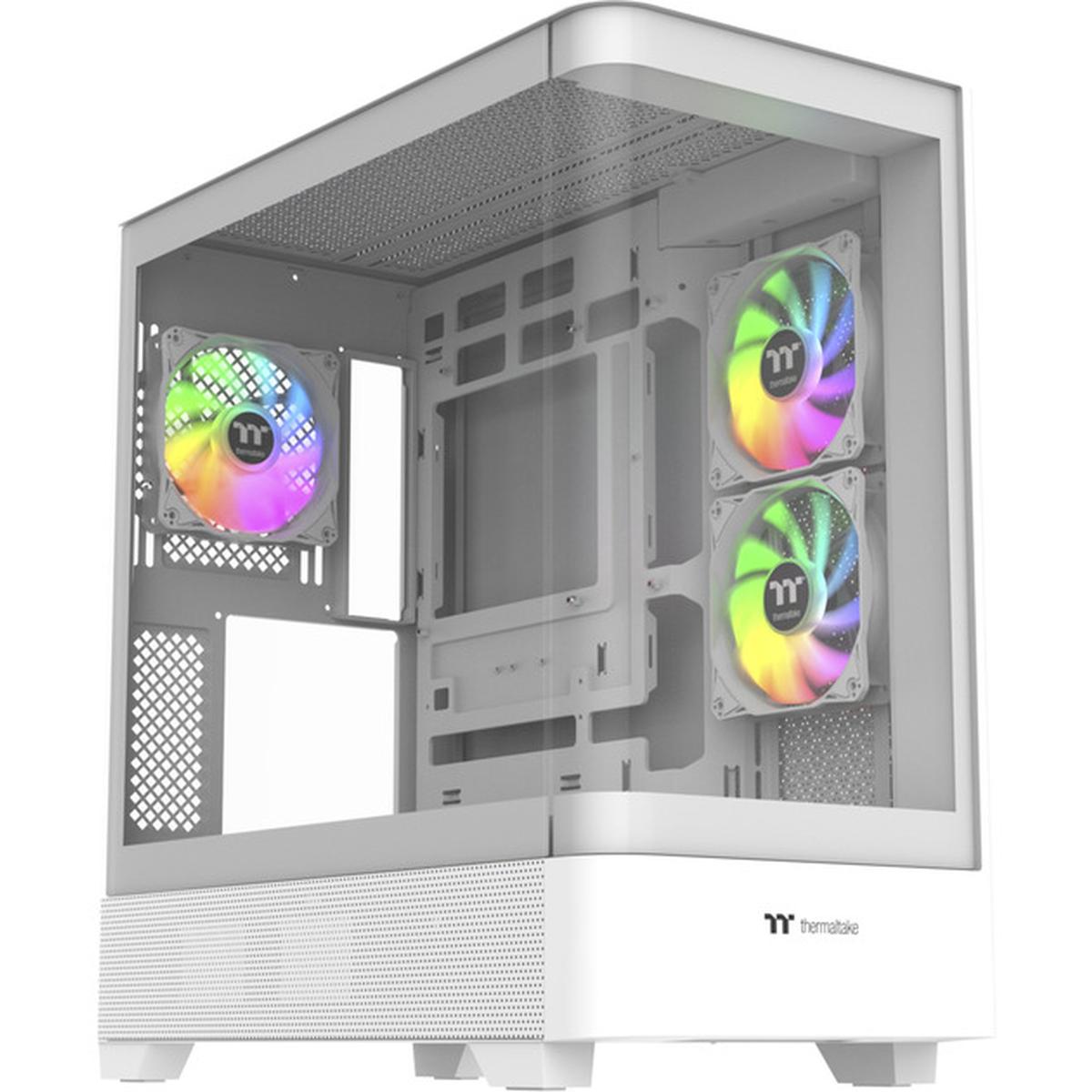 Thermaltake View 290 TG ARGB Mid-Tower-Gehäuse snow