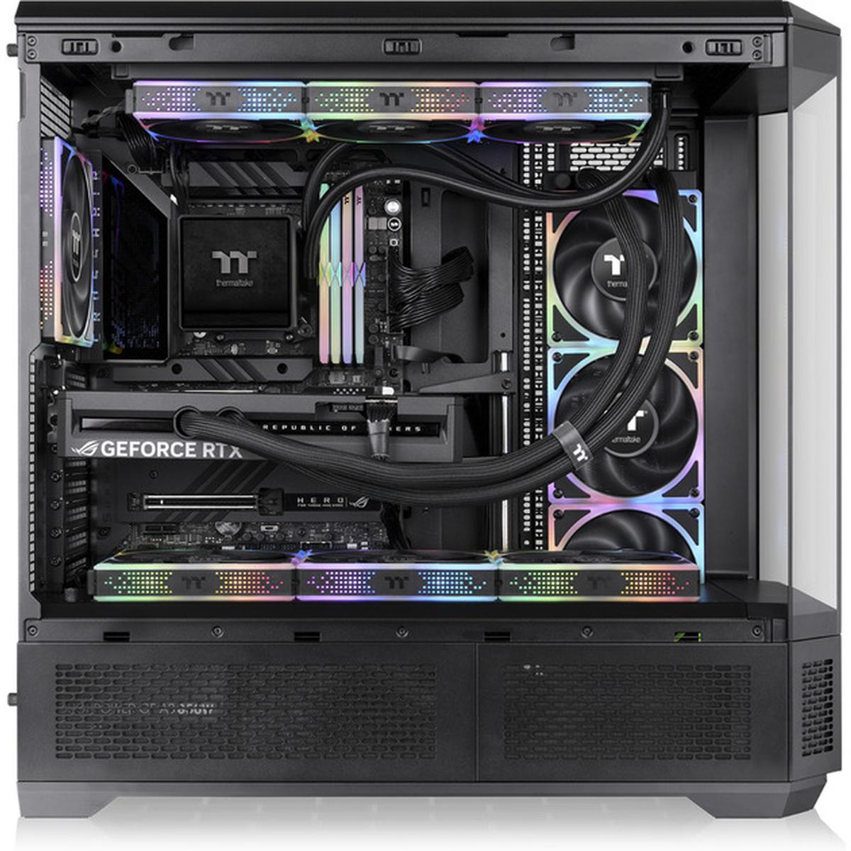 Thermaltake View 600 TG Full-Tower-Gehäuse black