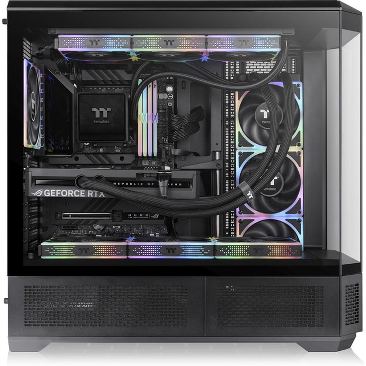 Thermaltake View 600 TG Full-Tower-Gehäuse black