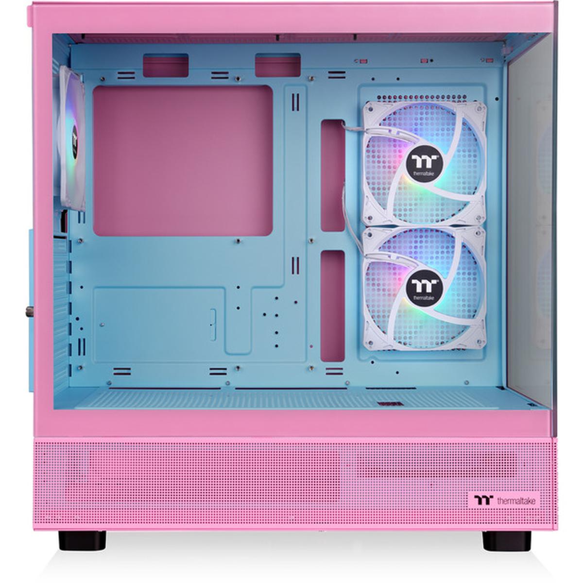 Thermaltake View 270 Plus TG ARGB ATX-Gehäuse pink