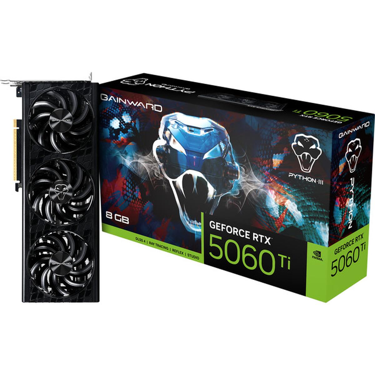 Gainward GeForce RTX 5060 Ti Python III 8GB Grafikkarte