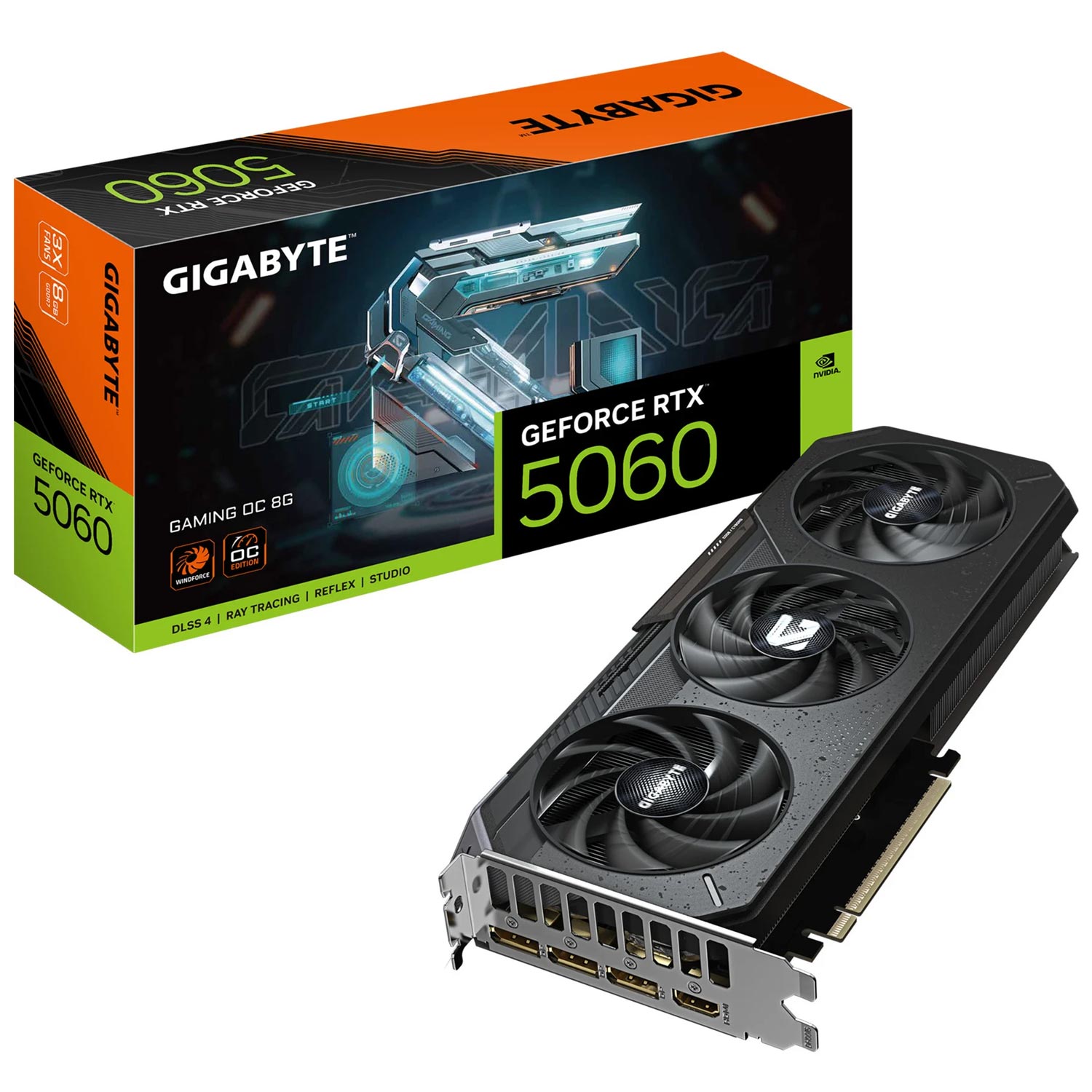 Gigabyte GeForce RTX 5060 Gaming OC Grafikkarte 8GB