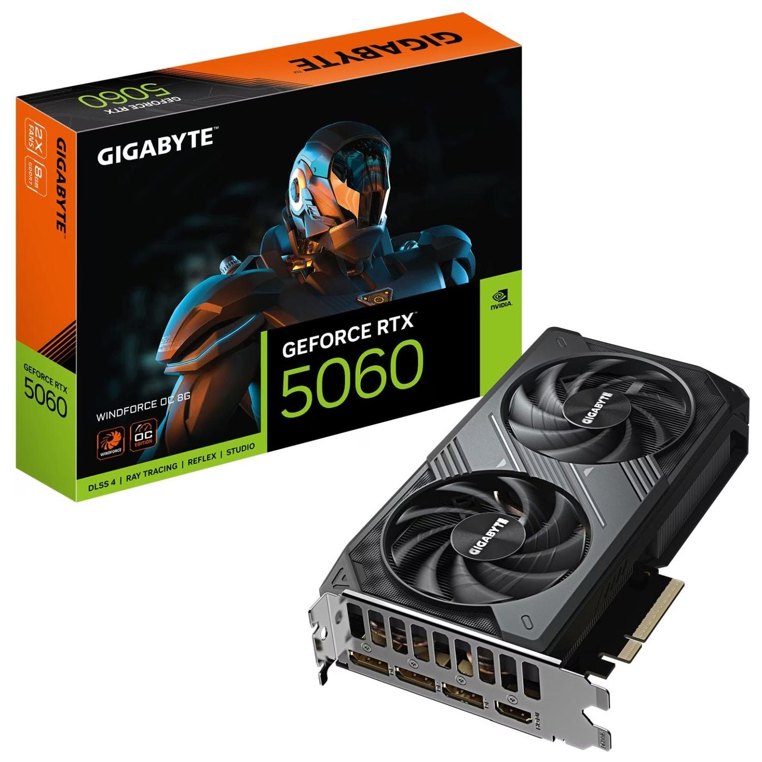 Gigabyte GeForce RTX 5060 WINDFORCE OC Grafikkarte 8GB