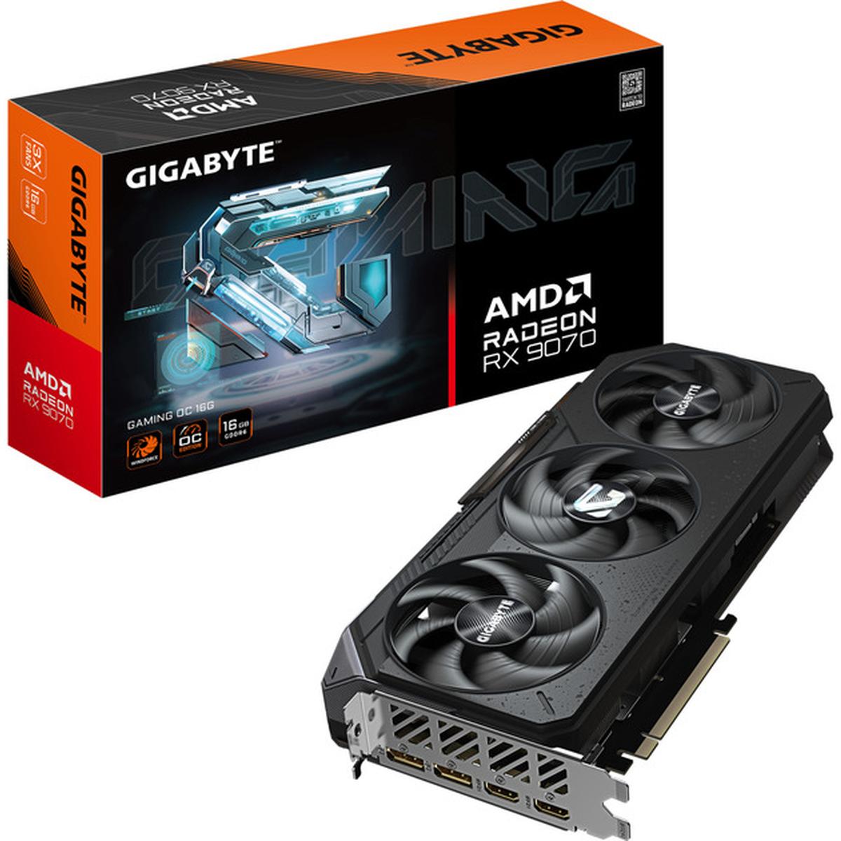 Gigabyte Radeon RX 9070 Gaming OC 16G Grafikkarte