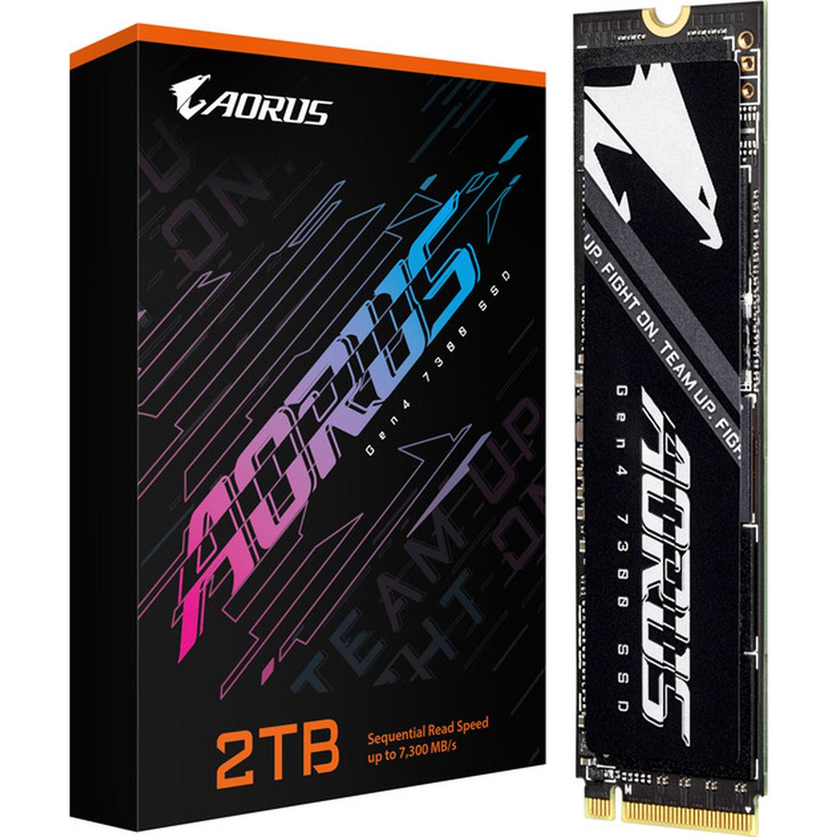 Gigabyte AORUS Gen4 7300 NVMe SSD 2TB Festplatte
