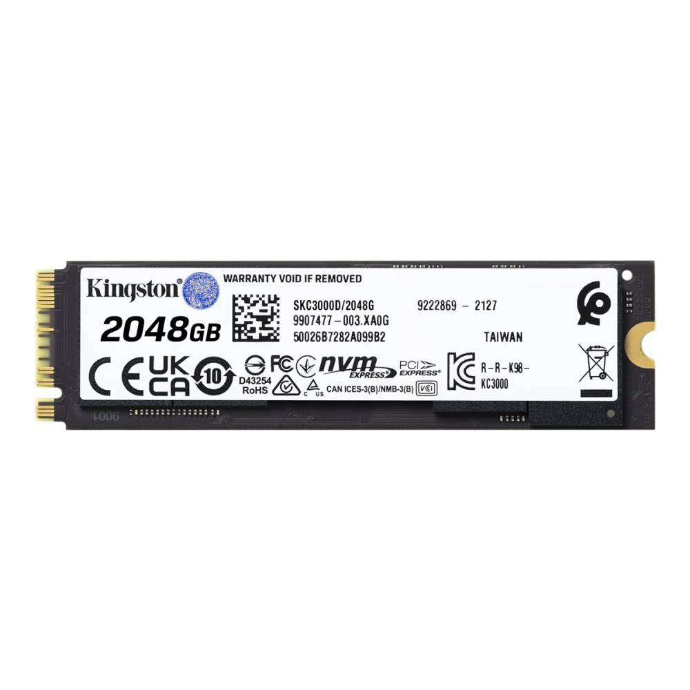 Kingston KC3000 M.2 2280 PCIe 4.0 NVMe interne SSD 2048 GB