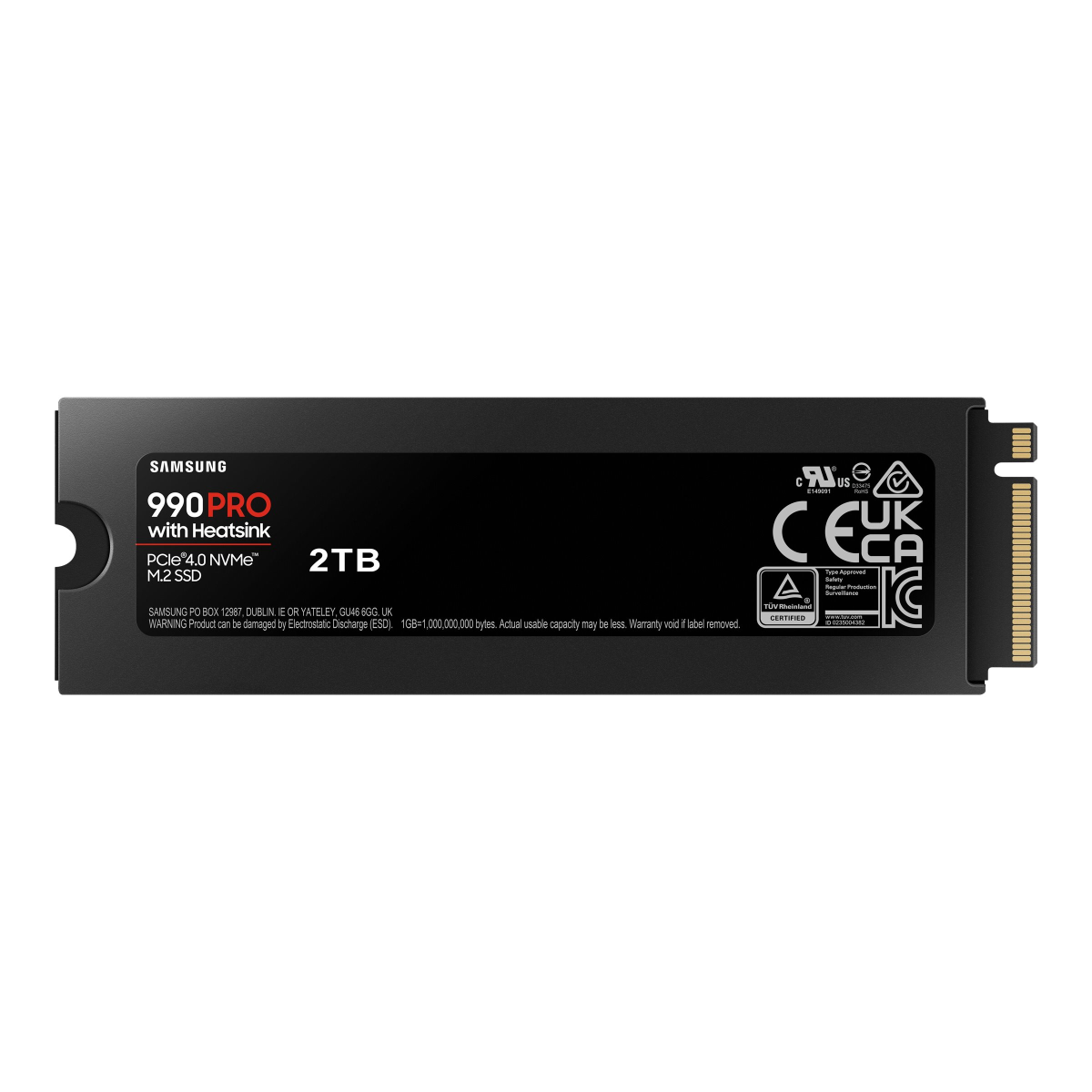 Samsung 990 Pro SSD mit Heatsink 2TB
