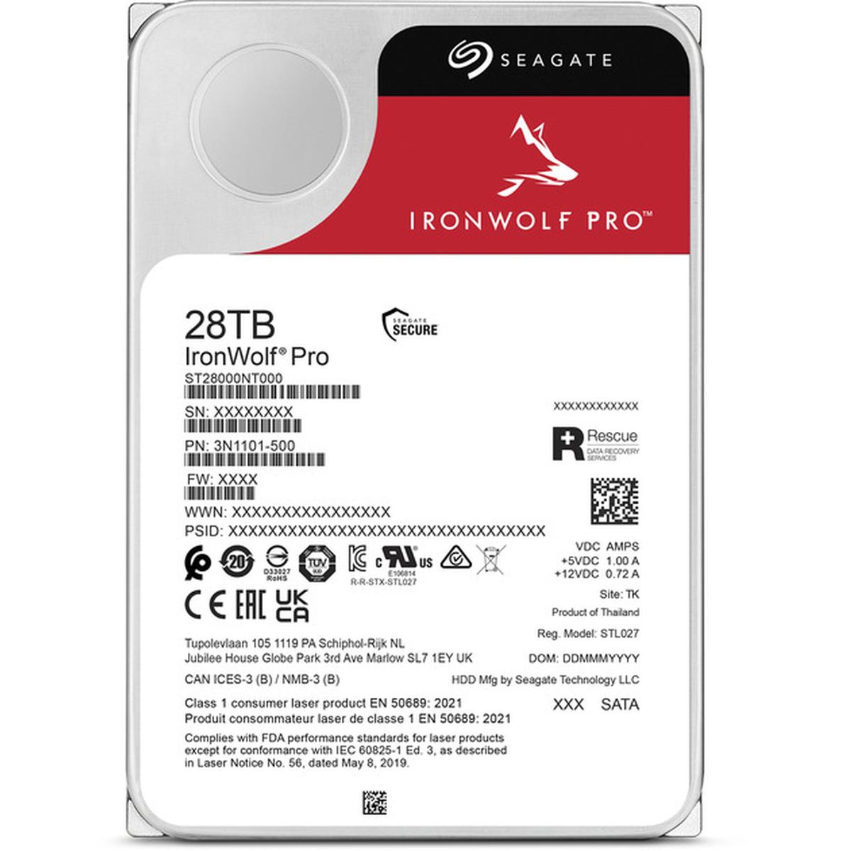 Seagate IronWolf Pro ST28000NT000 NAS-Festplatte 28TB