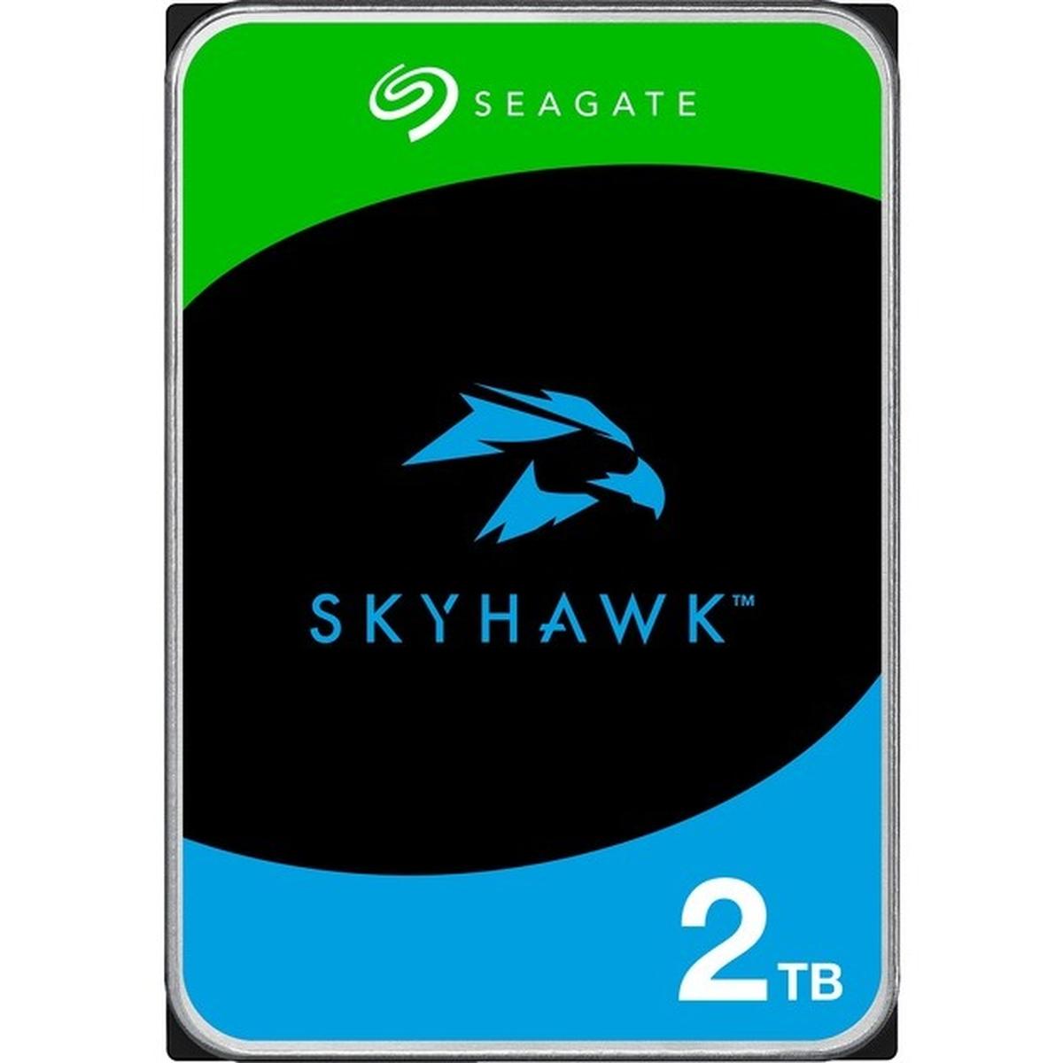Seagate SkyHawk ST2000VX017 Festplatte 2TB silber