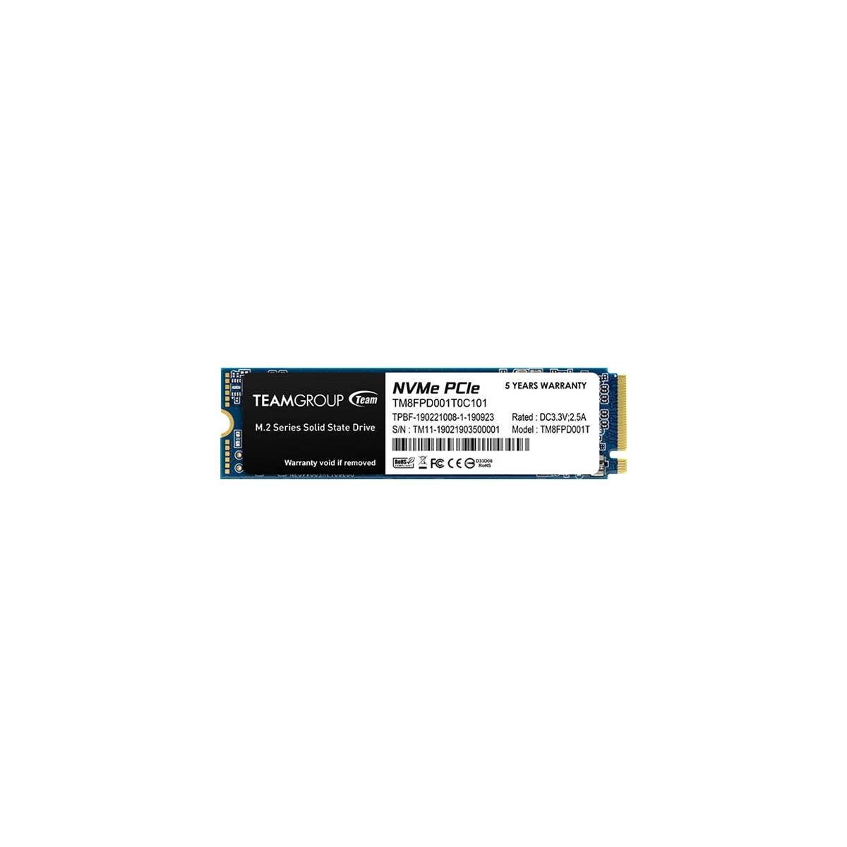 Team Group MP33 PRO TM8FPD001T0C101 NVMe SSD 1TB