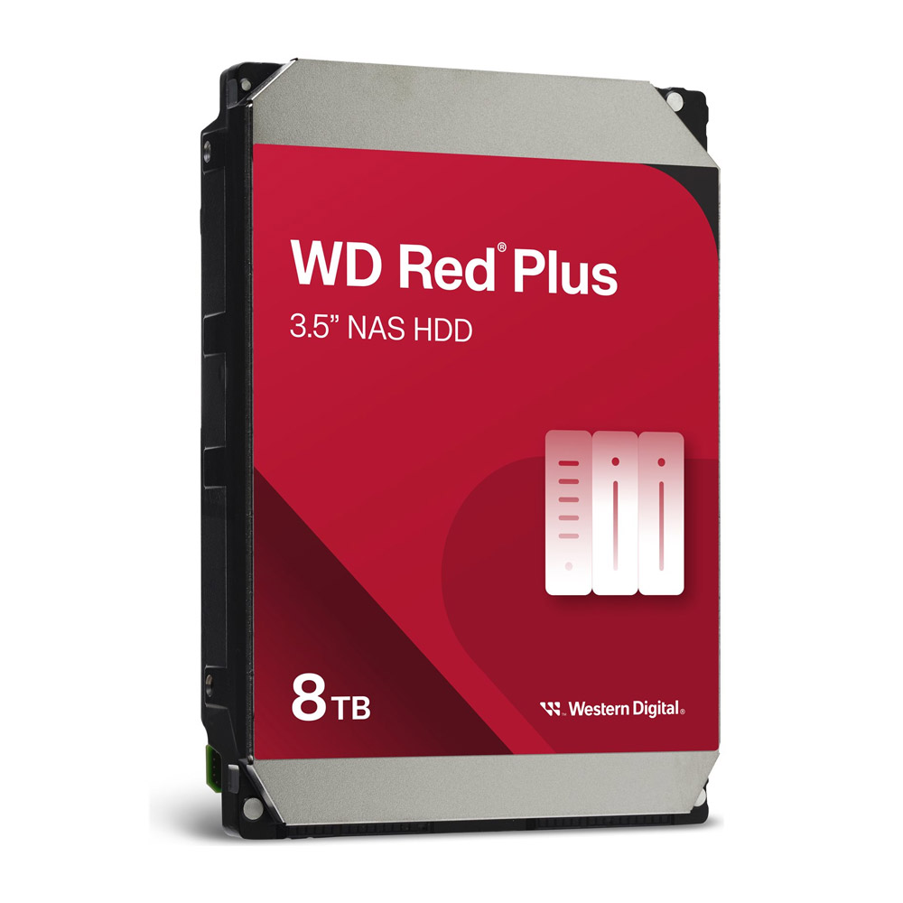 WD Red Plus WD80EFPX NAS-Festplatte 8TB