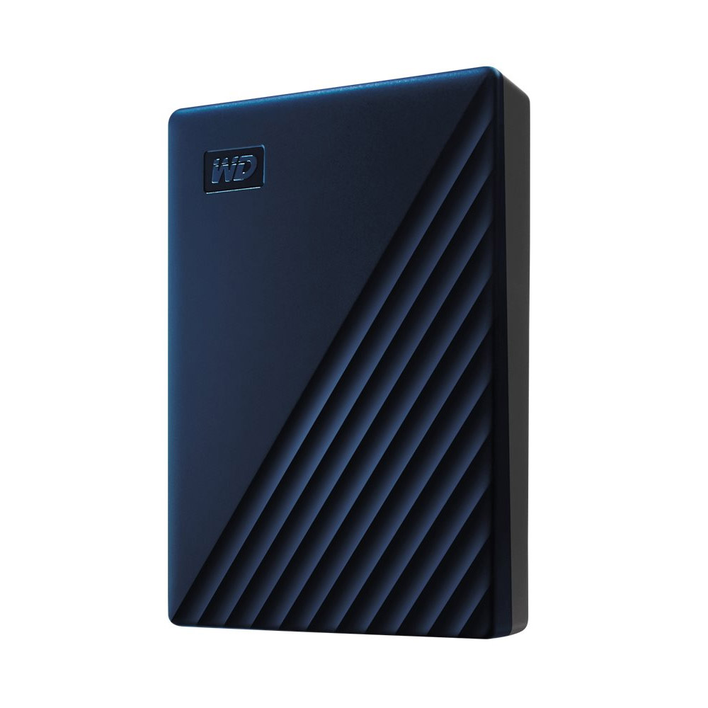 WD My Passport Mac Festplatte 4TB mitternachtsblau