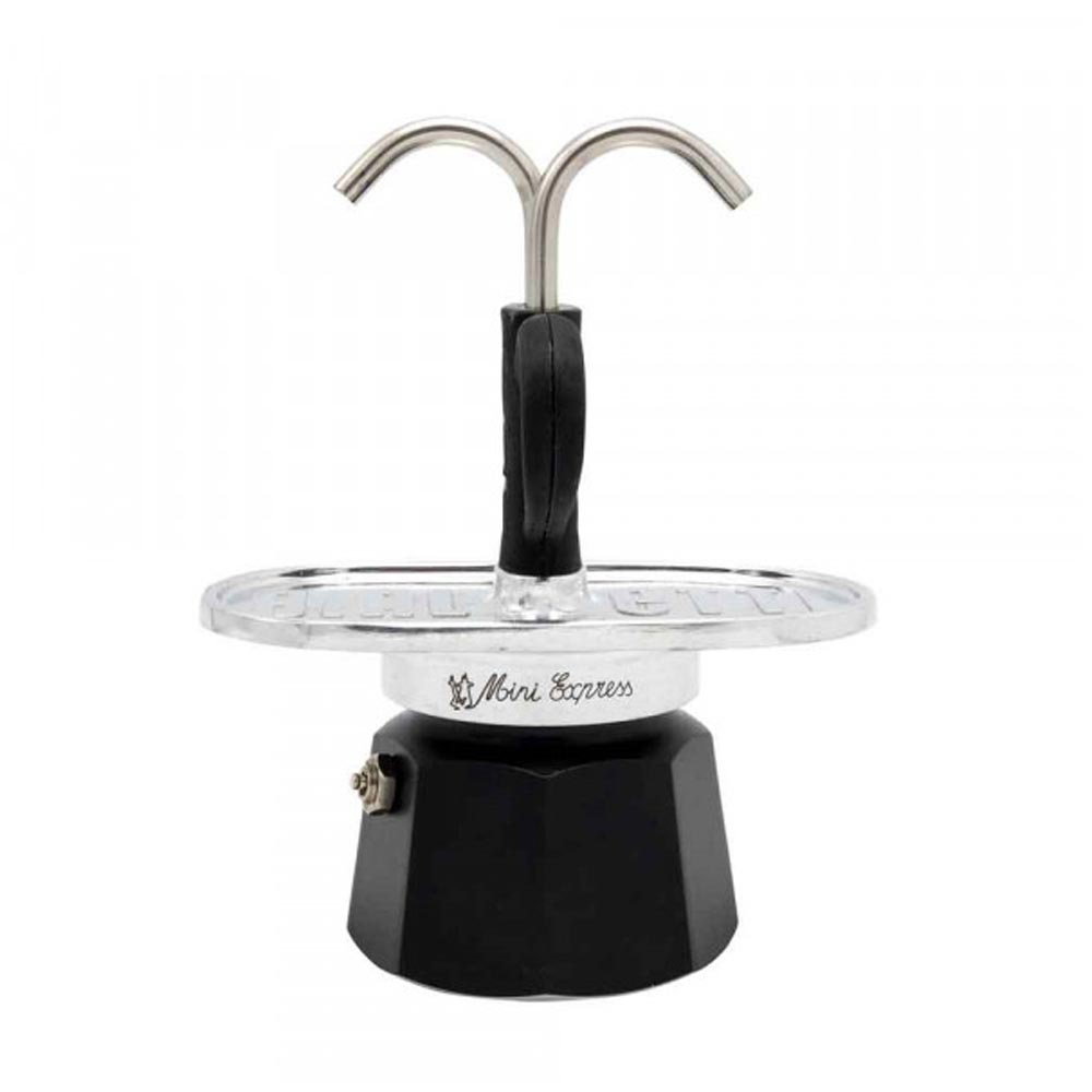 Bialetti Mini Express Kandisky 2 Tassen Espressokanne schwarz