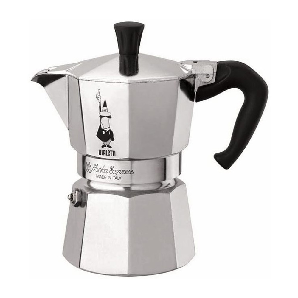 Bialetti Moka Express Espressokocher 1 Tasse silber