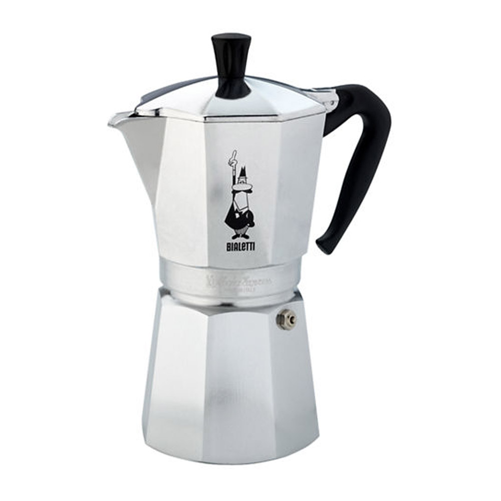 Bialetti Moka Express Espressokocher 12 Tassen silber
