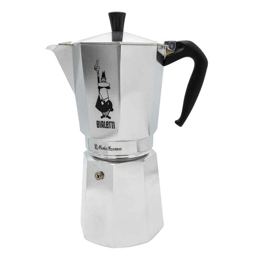 Bialetti Moka Express Espressokocher 18 Tassen silber