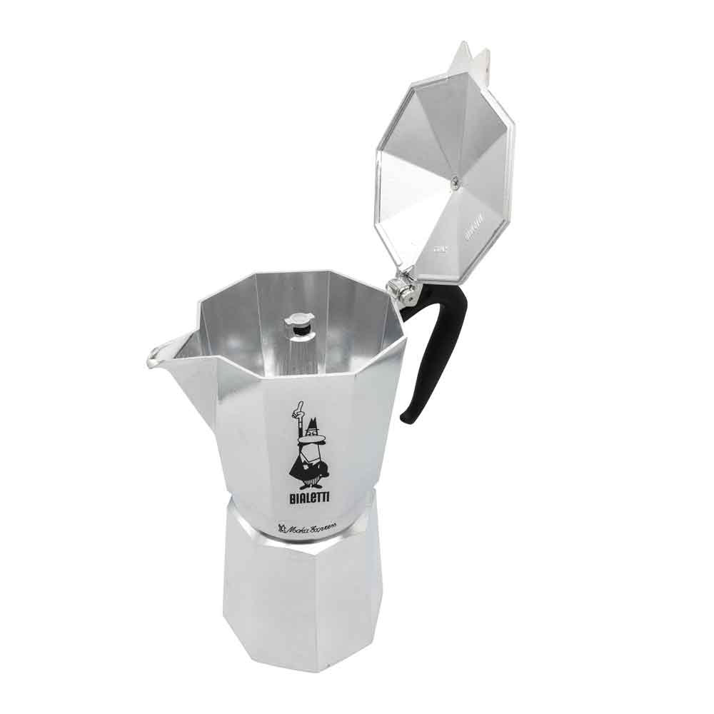 Bialetti Moka Express Espressokocher 18 Tassen silber