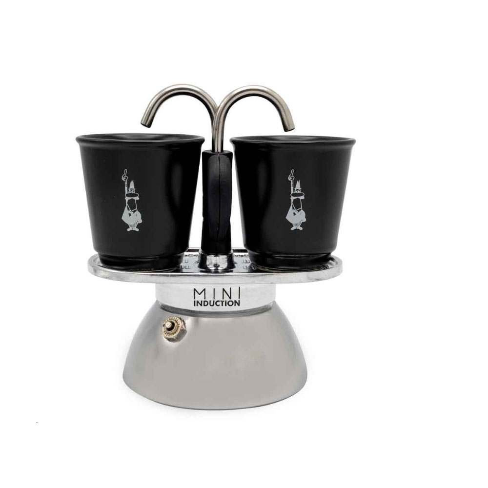 Bialetti Mini Express Induction Kaffeemaschine schwarz