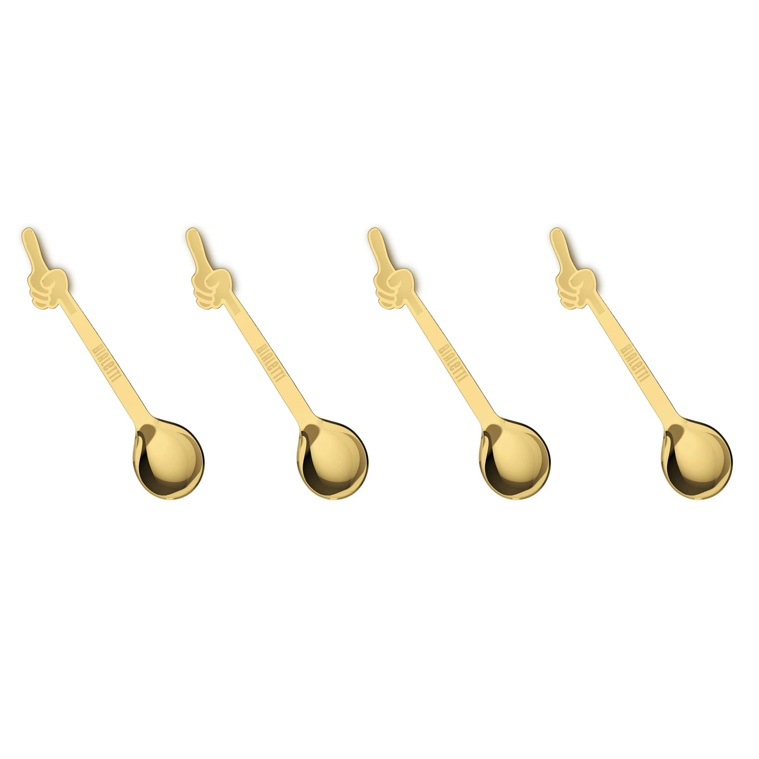Bialetti Löffel 4-teilig goldfarbig