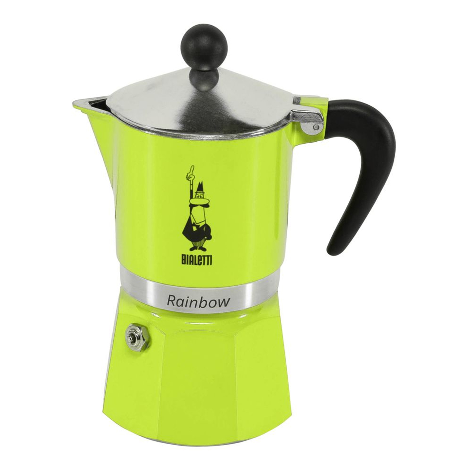 Bialetti Rainbow 4972 Espressokocher 3 Tassen grün