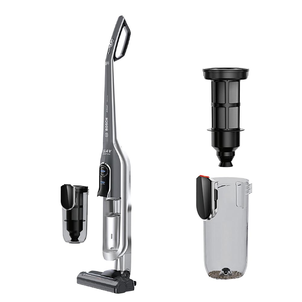 Bosch BBH7SIL Athlet Ultimate ProSilence Akku-Staubsauger grau/silber