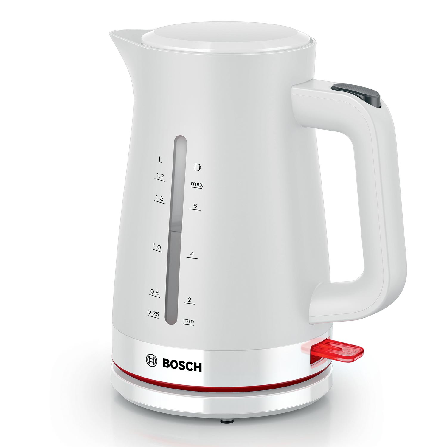 Bosch MyMoment TWK3M121 kabelloser Wasserkocher mattweiß