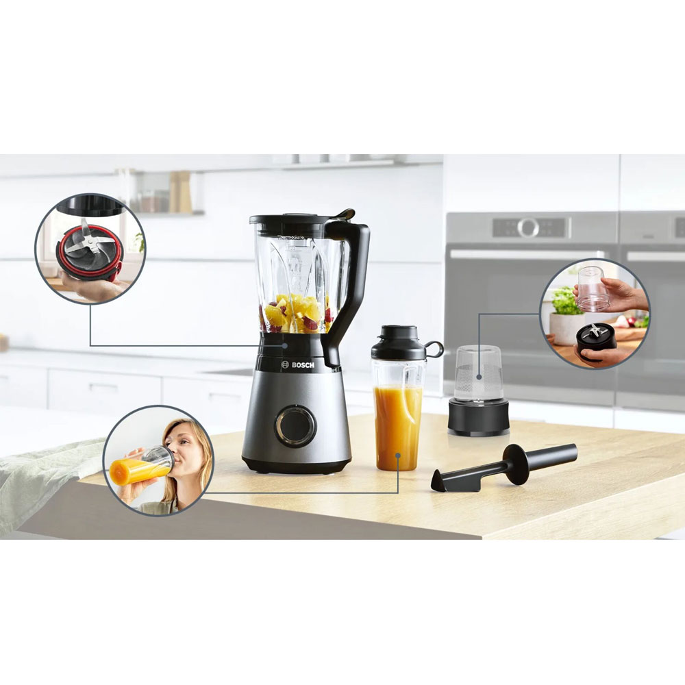 Bosch VitaPower Serie 4 MMB6177S Standmixer 1200W silber (2. Wahl)